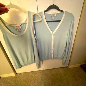 Vintage Oscar de la Renta cardigan set